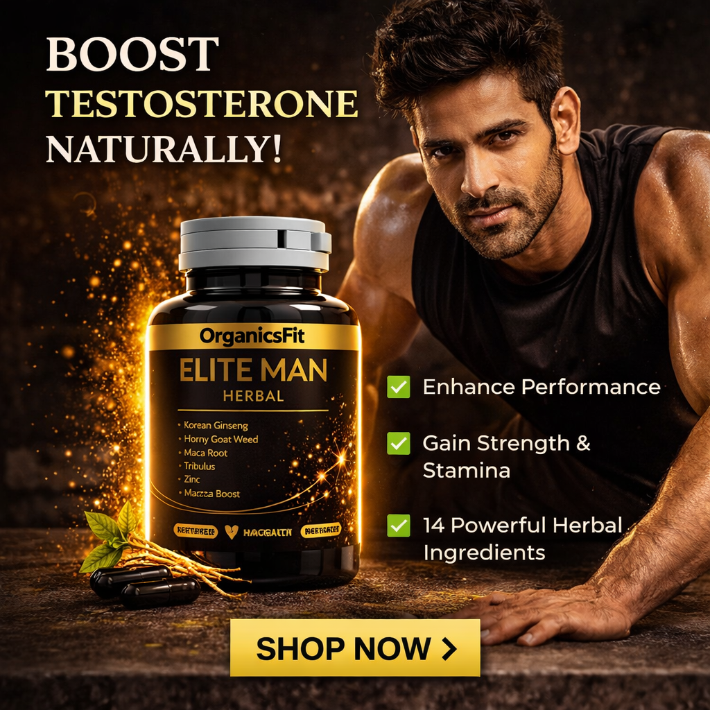 Elite Man - 60 Capsules - 100% Organic