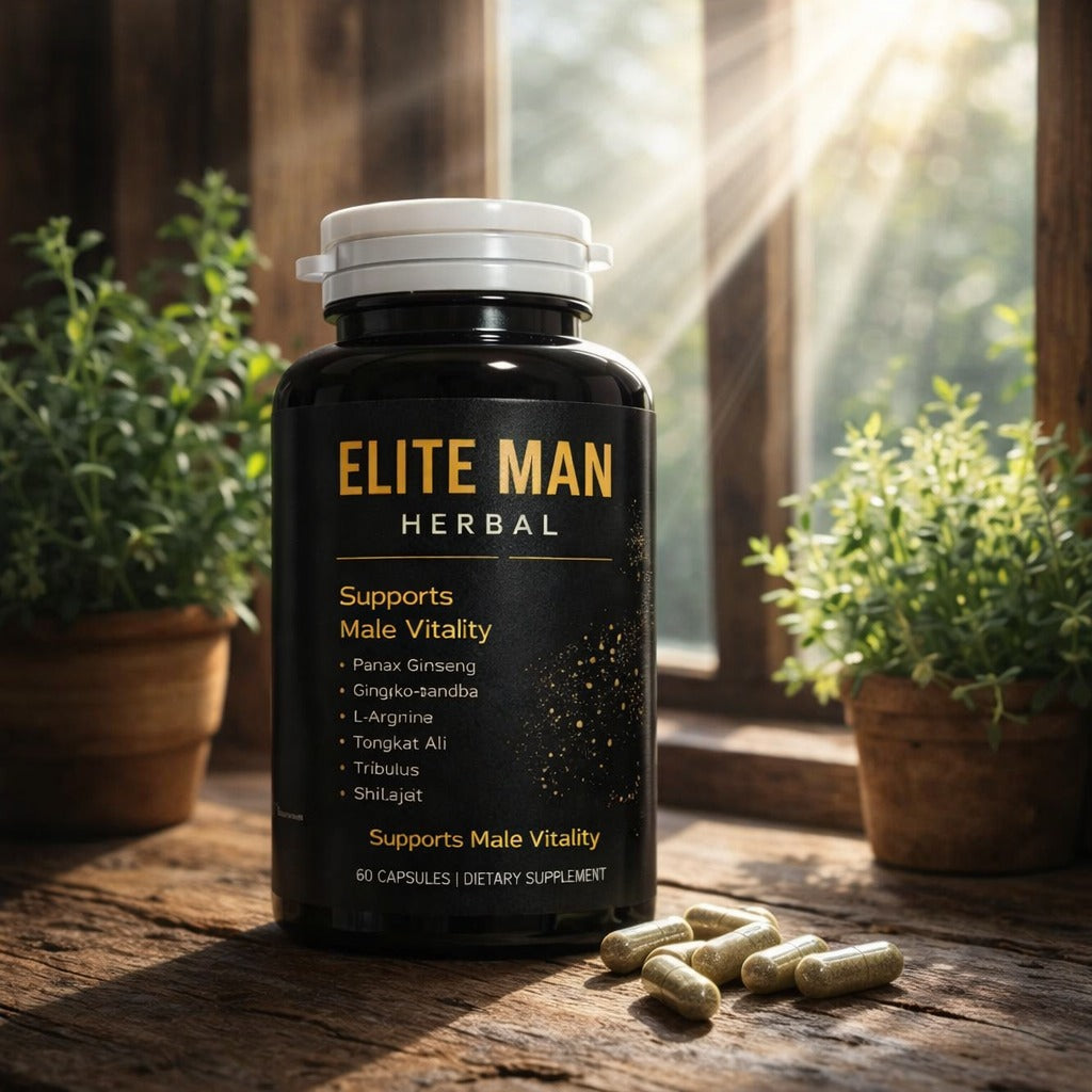 Elite Man - 60 Capsules - 100% Organic