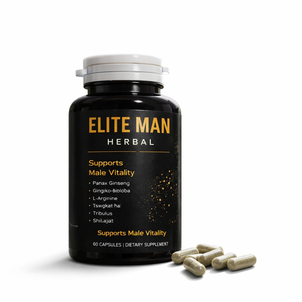 Elite Man - 60 Capsules - 100% Organic